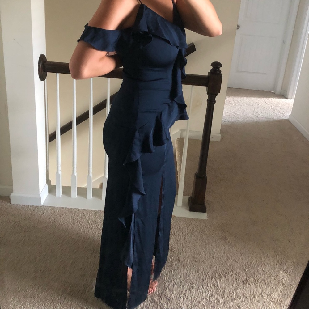 Long Navy Dress NWOT